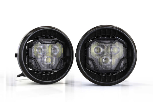 4Banger Fog Lights: 05-11 Tacoma (HXB Yellow SAE Wide Beam)