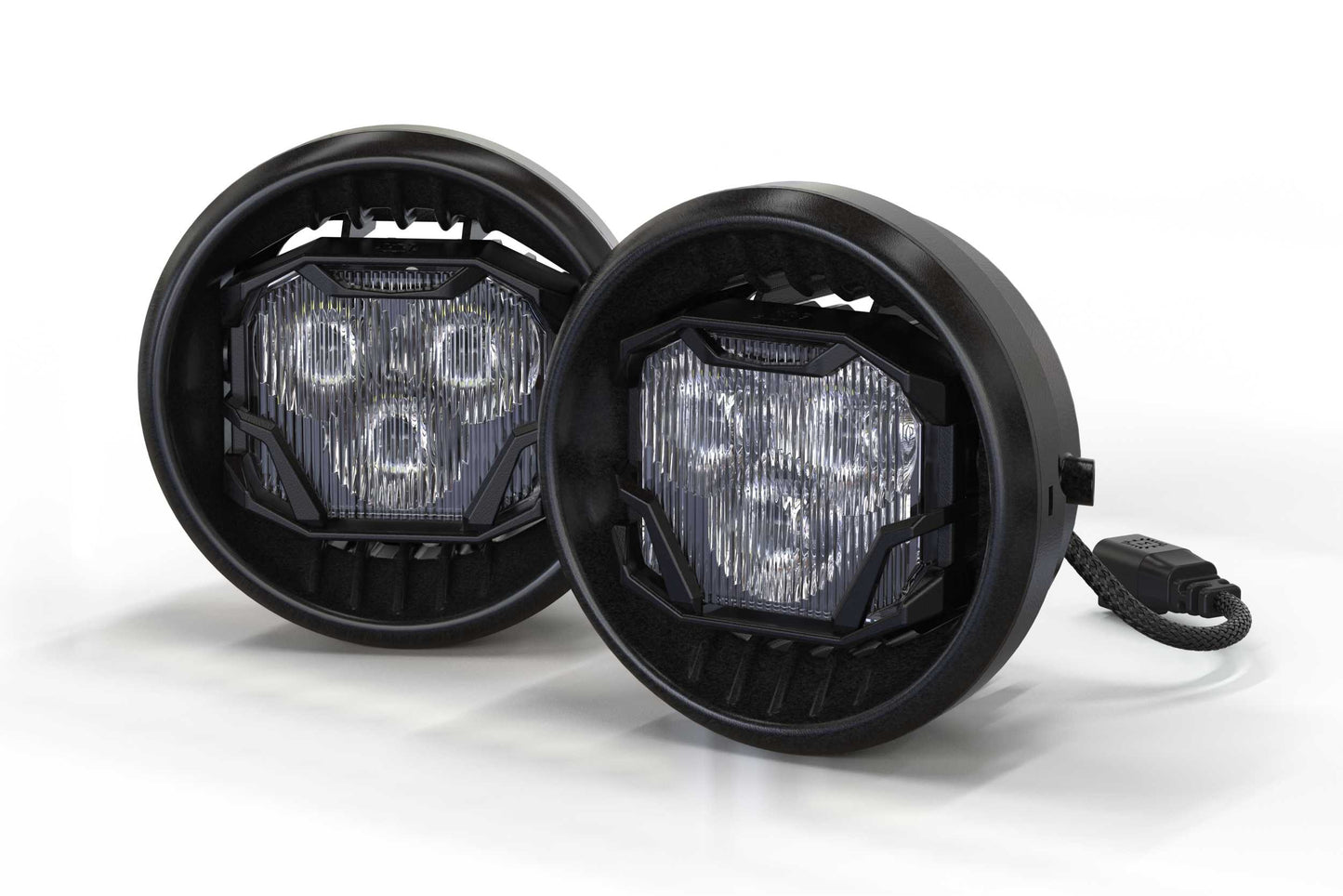 4Banger Fog Lights: 05-11 Tacoma (HXB Yellow SAE Wide Beam)