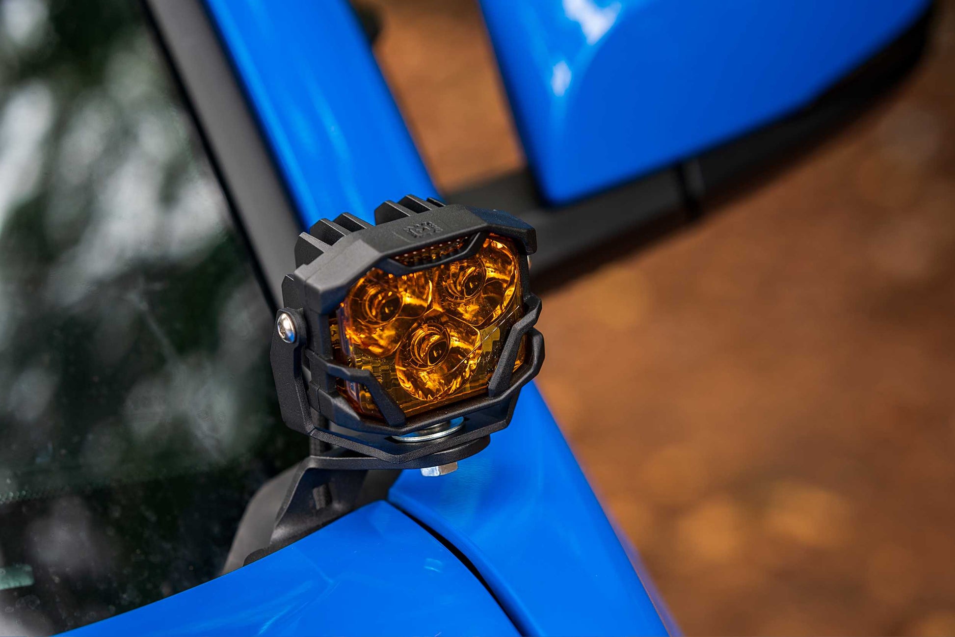 Morimoto 4Banger Ditch Light Kit: 16-23 Tacoma (HXB Yellow SAE Wide Beam)
