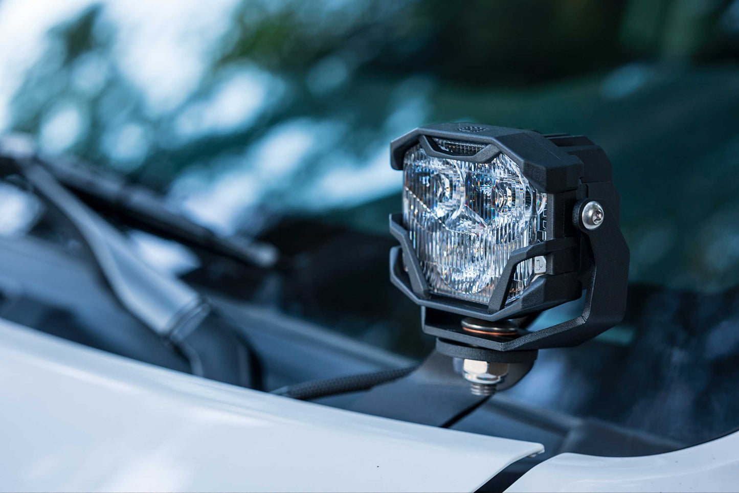 Morimoto 4Banger Ditch Light Kit: 07-13 Tundra (HXB White SAE Wide Beam)