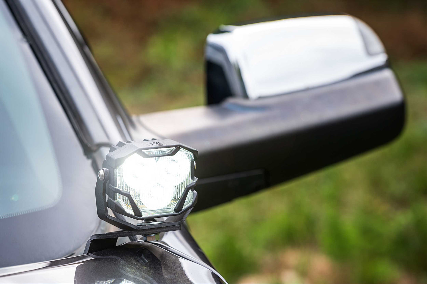 Morimoto 4Banger Ditch Light Kit: 09-18 Ram (HXB Yellow SAE Wide Beam)
