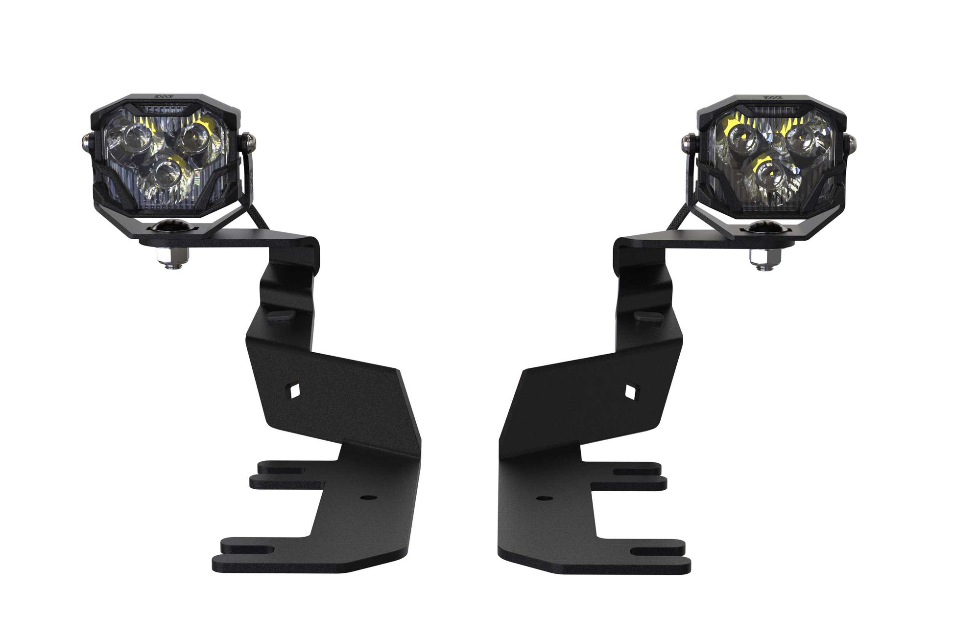 Morimoto 4Banger Ditch Light Kit: 17-22 Super Duty (HXB Yellow SAE Wide Beam)