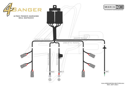 Offroad: 6-Pod Power Harness