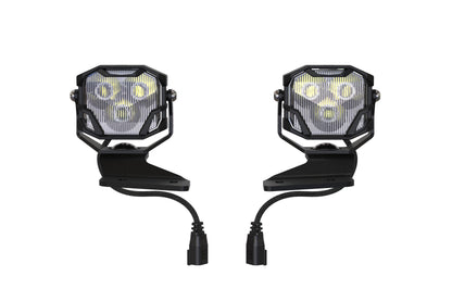 Morimoto 4Banger Ditch Light Kit: 2021+ Bronco (NCS White Spot Beam)