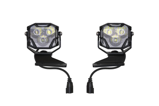Morimoto 4Banger Ditch Light Kit: 2021+ Bronco (NCS White Spot Beam)