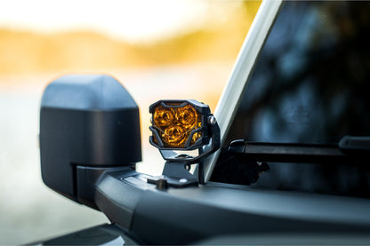 Morimoto 4Banger Ditch Light Kit: 2021+ Bronco (NCS White Spot Beam)