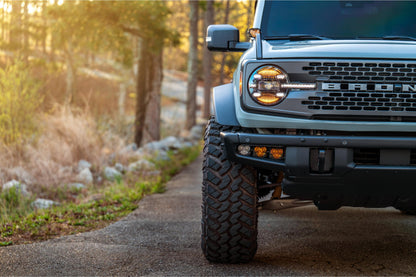 Morimoto 4Banger Triple Fog Kit: Bronco (21+ / Brackets only / Set)