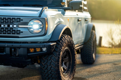 Morimoto 4Banger Triple Fog Kit: Bronco (21+ / Brackets only / Set)