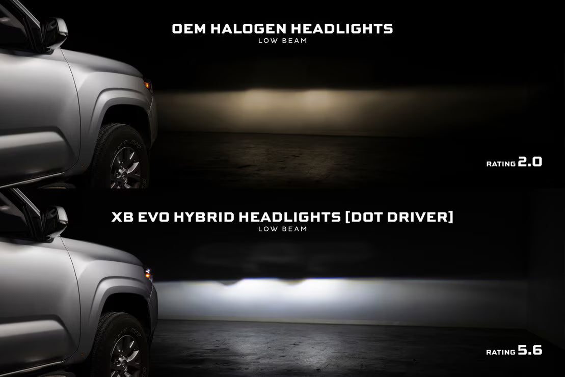16-23 Toyota Tacoma XB Evo Hybrid LED Headlights