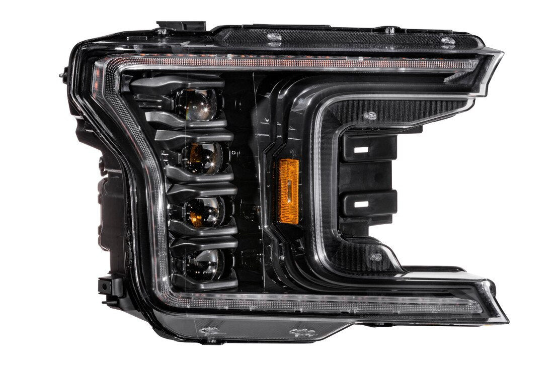 18-20 Ford F-150 XB LED Headlights ( AMBER DRL )