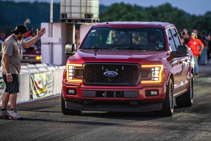 18-20 Ford F-150 XB LED Headlights ( AMBER DRL )