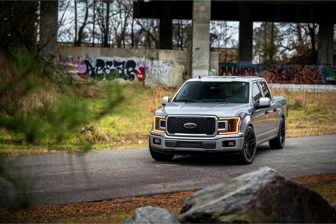 18-20 Ford F-150 XB LED Headlights ( AMBER DRL )