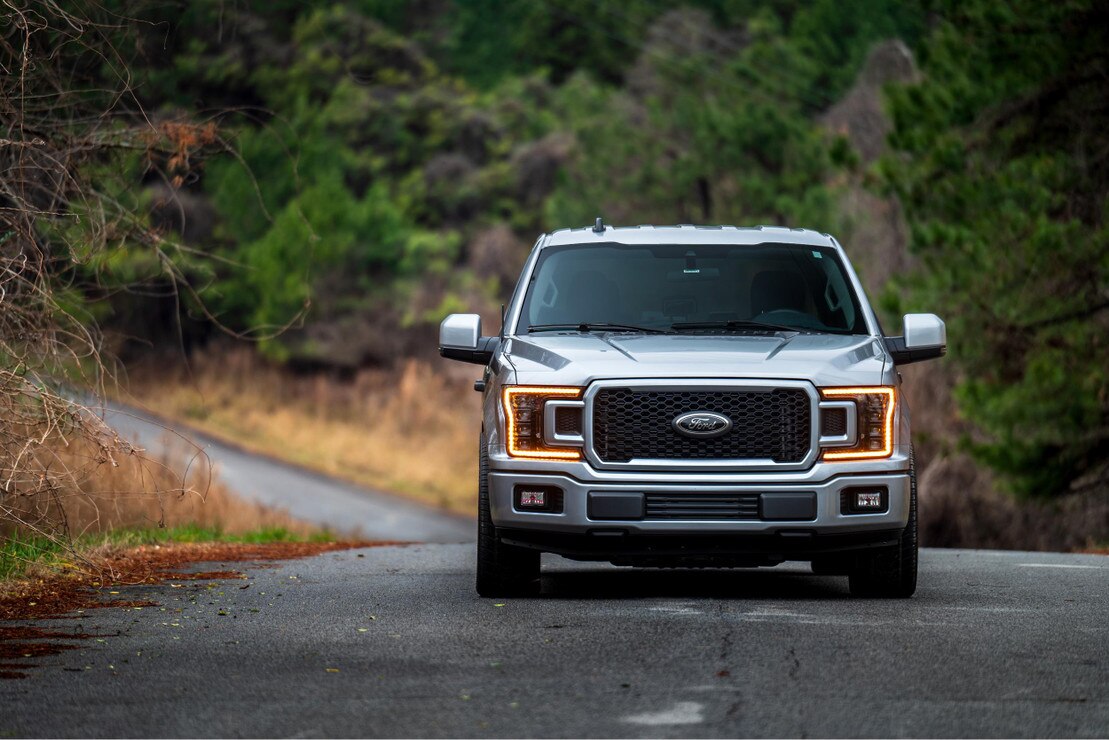 18-20 Ford F-150 XB LED Headlights ( AMBER DRL )