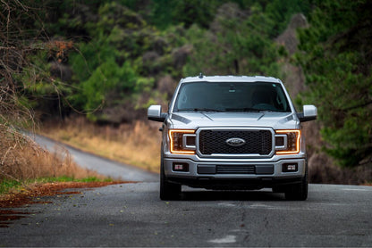18-20 Ford F-150 XB LED Headlights ( AMBER DRL )