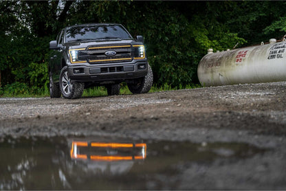 18-20 Ford F-150 XB LED Headlights ( AMBER DRL )