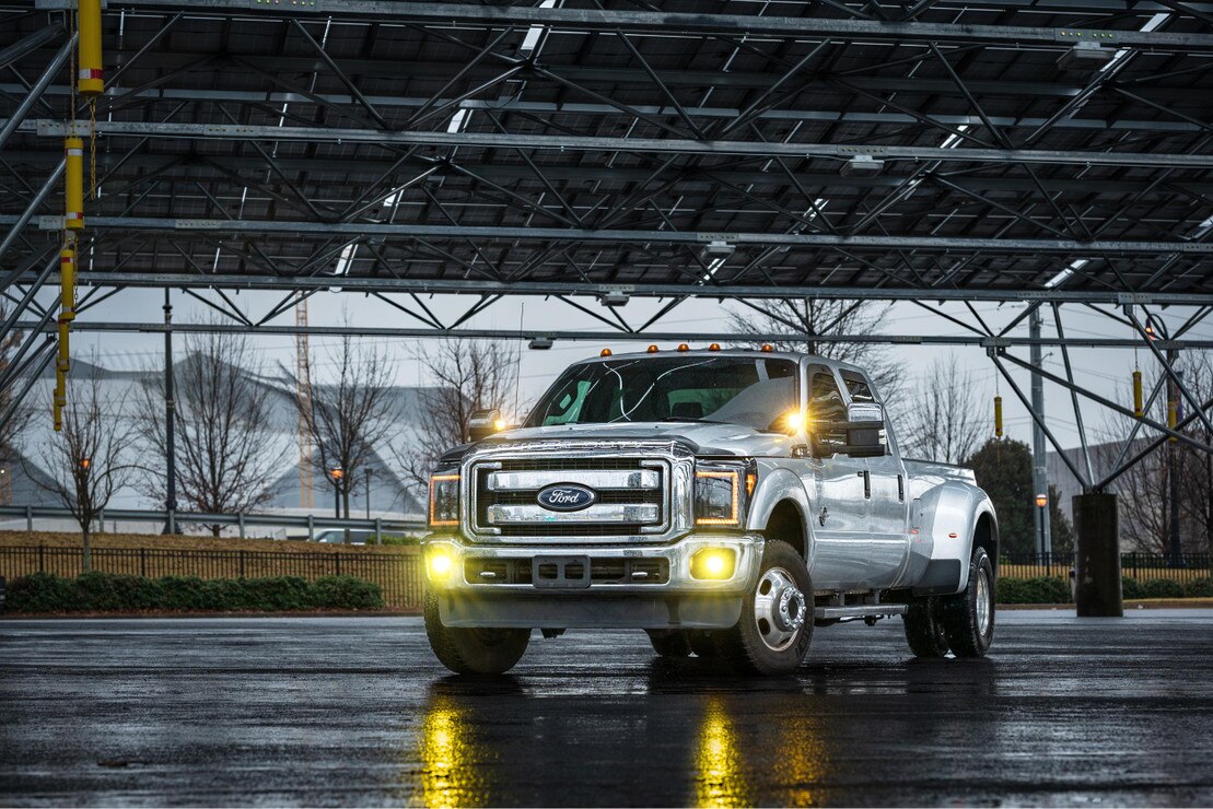 11-16 Ford Super Duty XB LED Headlights ( AMBER DRL )