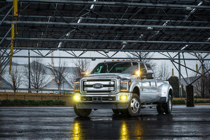 11-16 Ford Super Duty XB LED Headlights ( AMBER DRL )