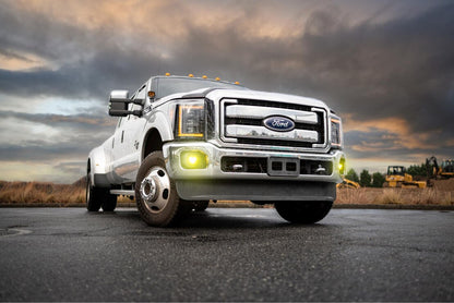 11-16 Ford Super Duty XB LED Headlights ( AMBER DRL )