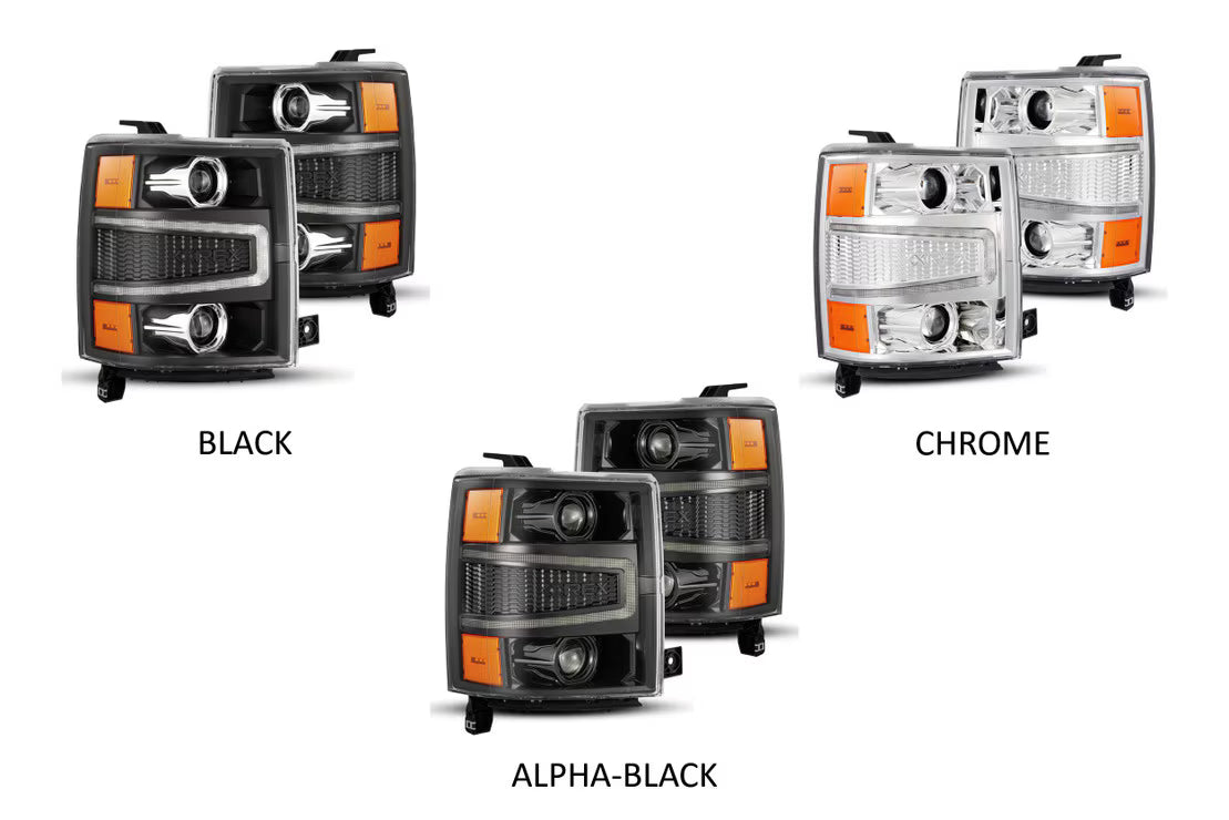 14-15 Chevrolet Silverado Luxx Headlights