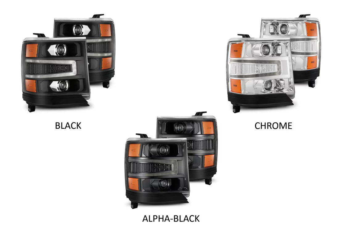 16-18 Chevrolet Silverado Luxx Headlights