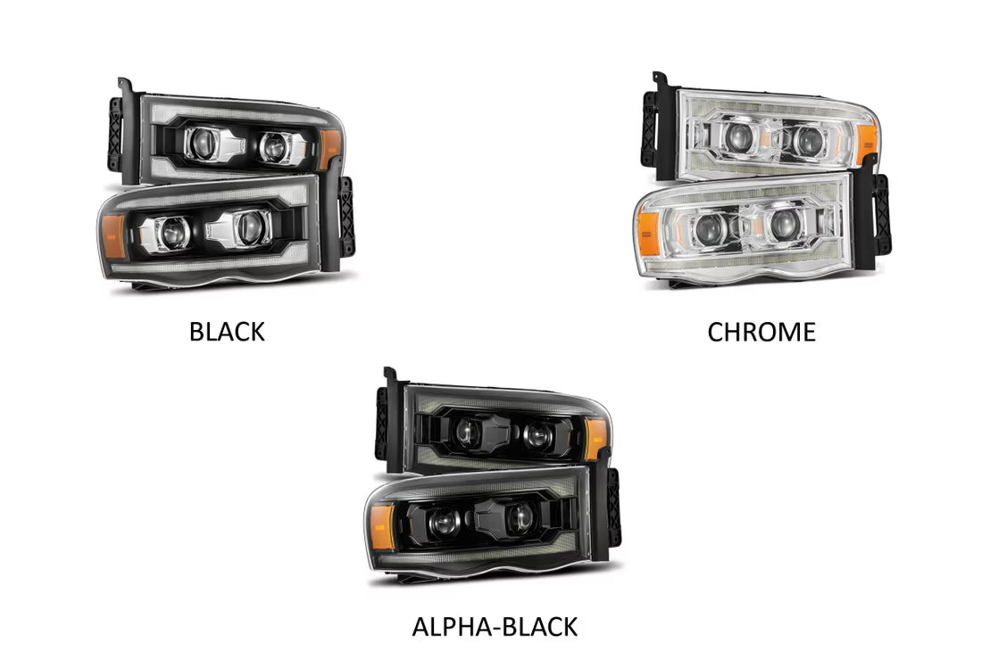 02-05 Dodge Ram Luxx Headlights