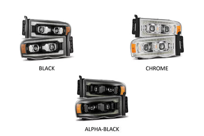 02-05 Dodge Ram Luxx Headlights