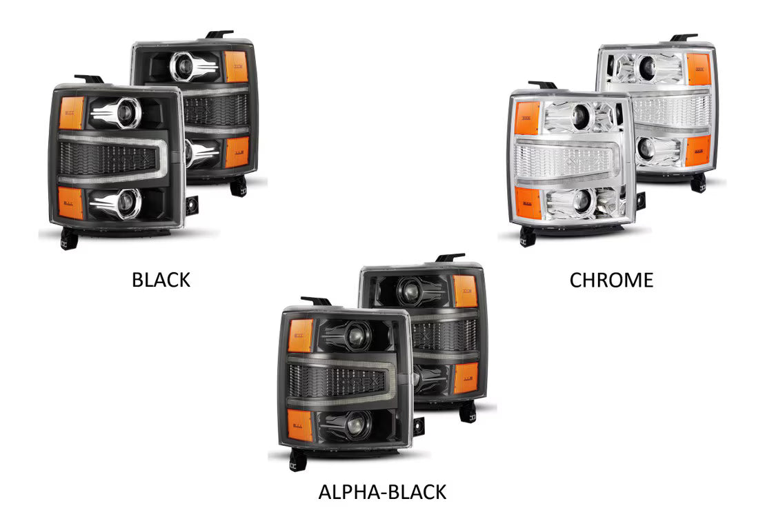 14-15 Chevrolet Silverado Pro Headlights