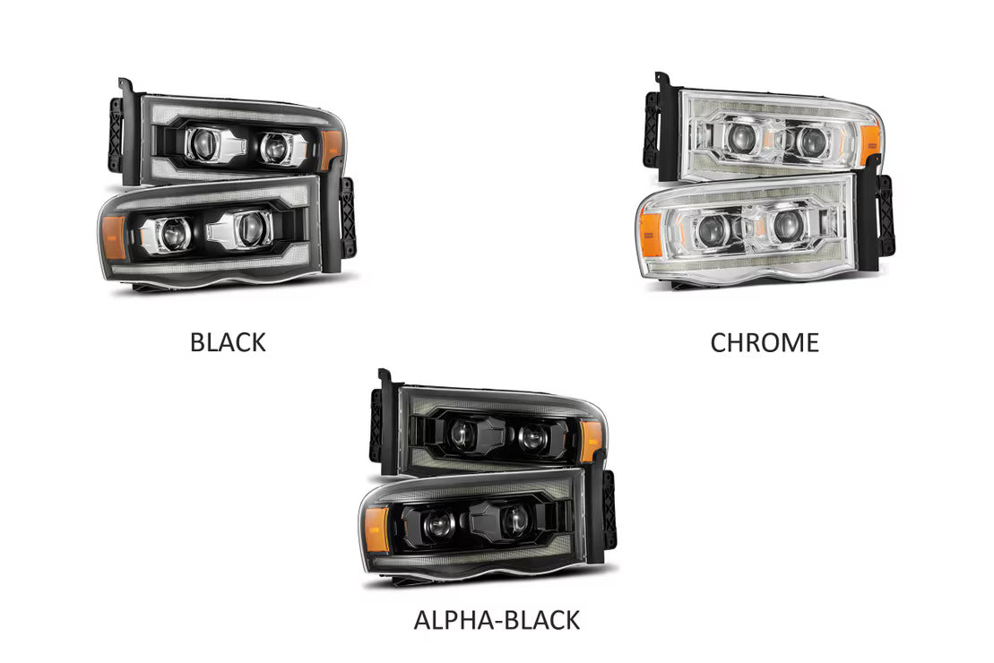 02-05 Dodge Ram Pro Headlights