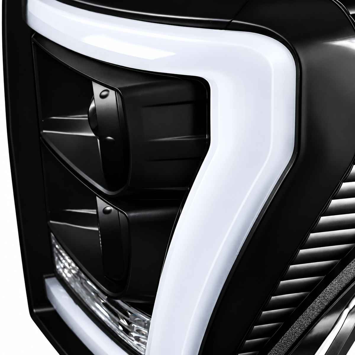 11-16 Ford F250 F350 F450 F550 Super Duty Black Projector Headlights