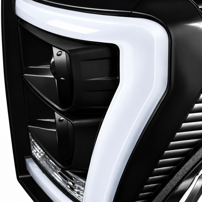 11-16 Ford F250 F350 F450 F550 Super Duty Black Projector Headlights