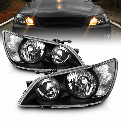 01-05 Lexus IS300 Black OEM Style Headlight
