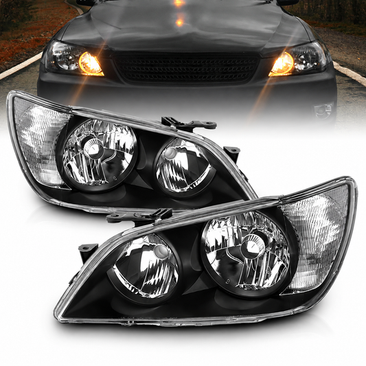 01-05 Lexus IS300 Black OEM Style Headlight