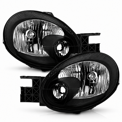 2003-2005 Dodge Neon/SRT-4 Black Housing Headlight