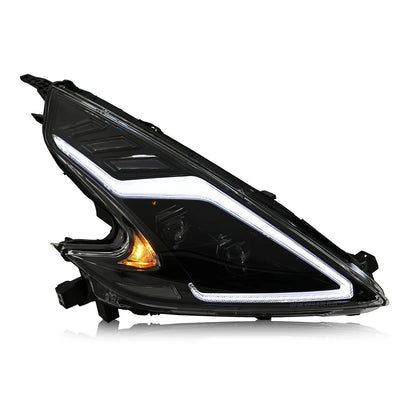 09-20 Nissan 370Z Black Housing Start Up Animation Headlights
