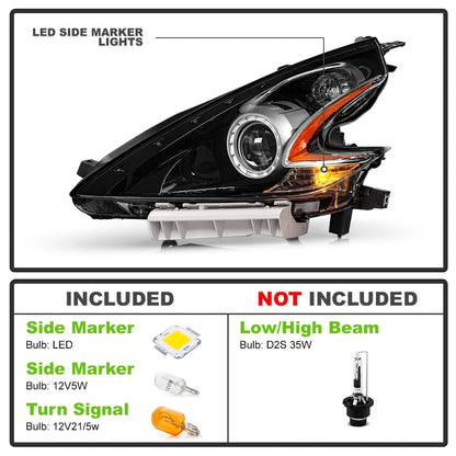 09-20 Nissan 370Z HID/Xenon Black Housing