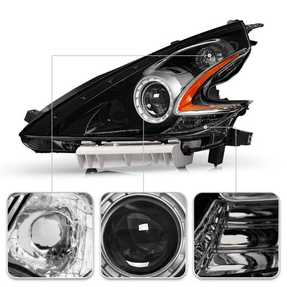 09-20 Nissan 370Z HID/Xenon Black Housing