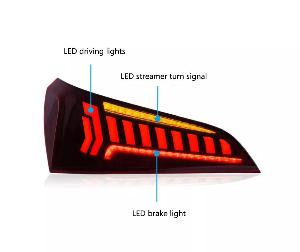 08-17 Animation Sequential Rear Turn Signal Lamps LED Taillights