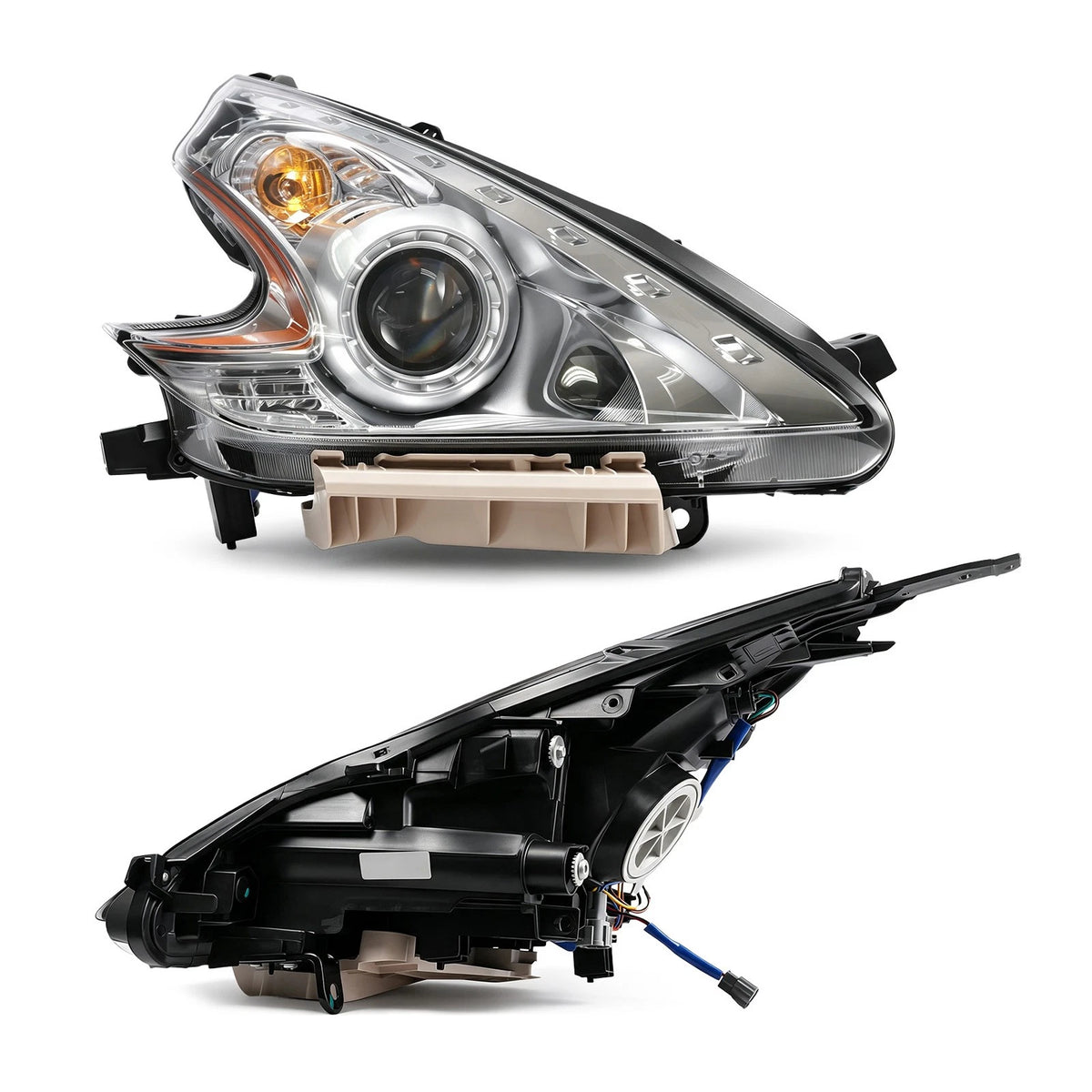 09-20 Nissan 370Z HID/Xenon Chrome Housing