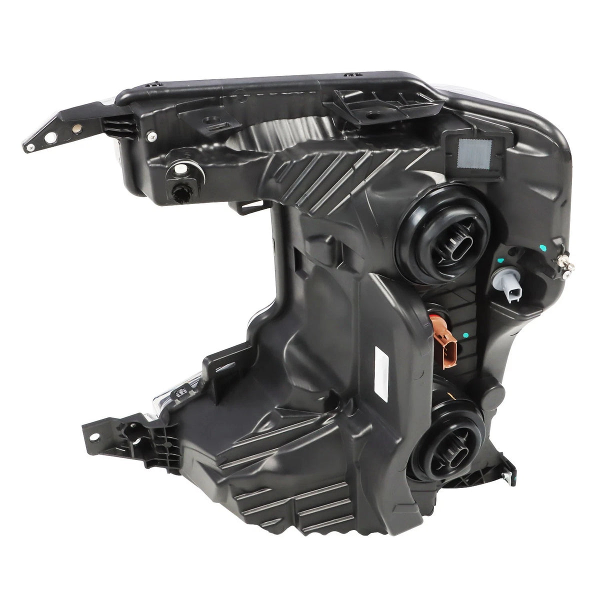 20-22 Ford Superduty Black Housing With Orange Reflector Halogen Headlights