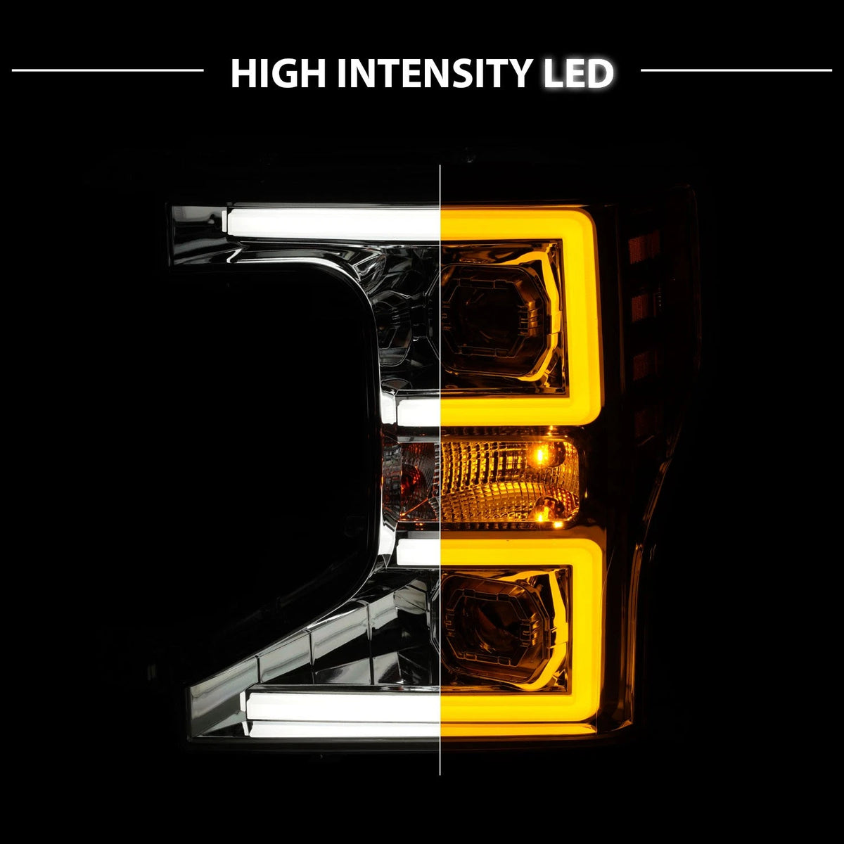 20-22 Ford F250 F350 F450 Superduty Chrome Projector V2 Headlights