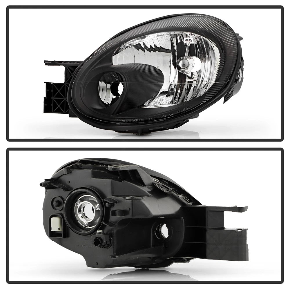 2003-2005 Dodge Neon/SRT-4 Black Housing Headlight