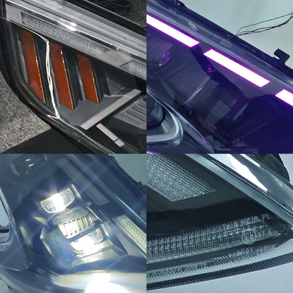 09-20 Nissan 370z SINDAR RGB Black Housing LED Headlight