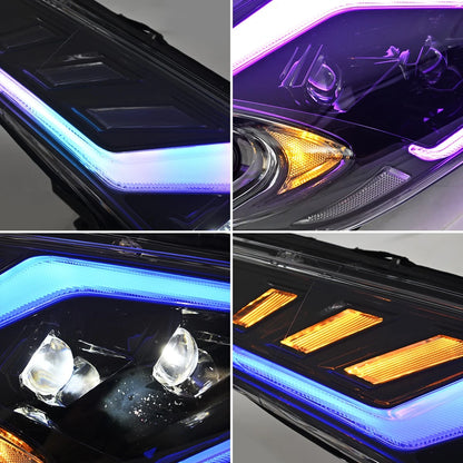 09-20 Nissan 370Z RGB Black Housing Sequential Headlights