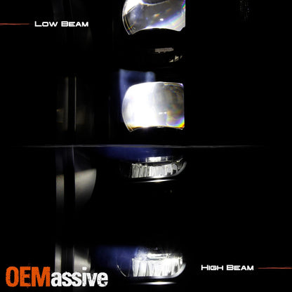 17-18 F250 F350 F450 SuperDuty [Full LED] DRL Sequental Projector Headlights